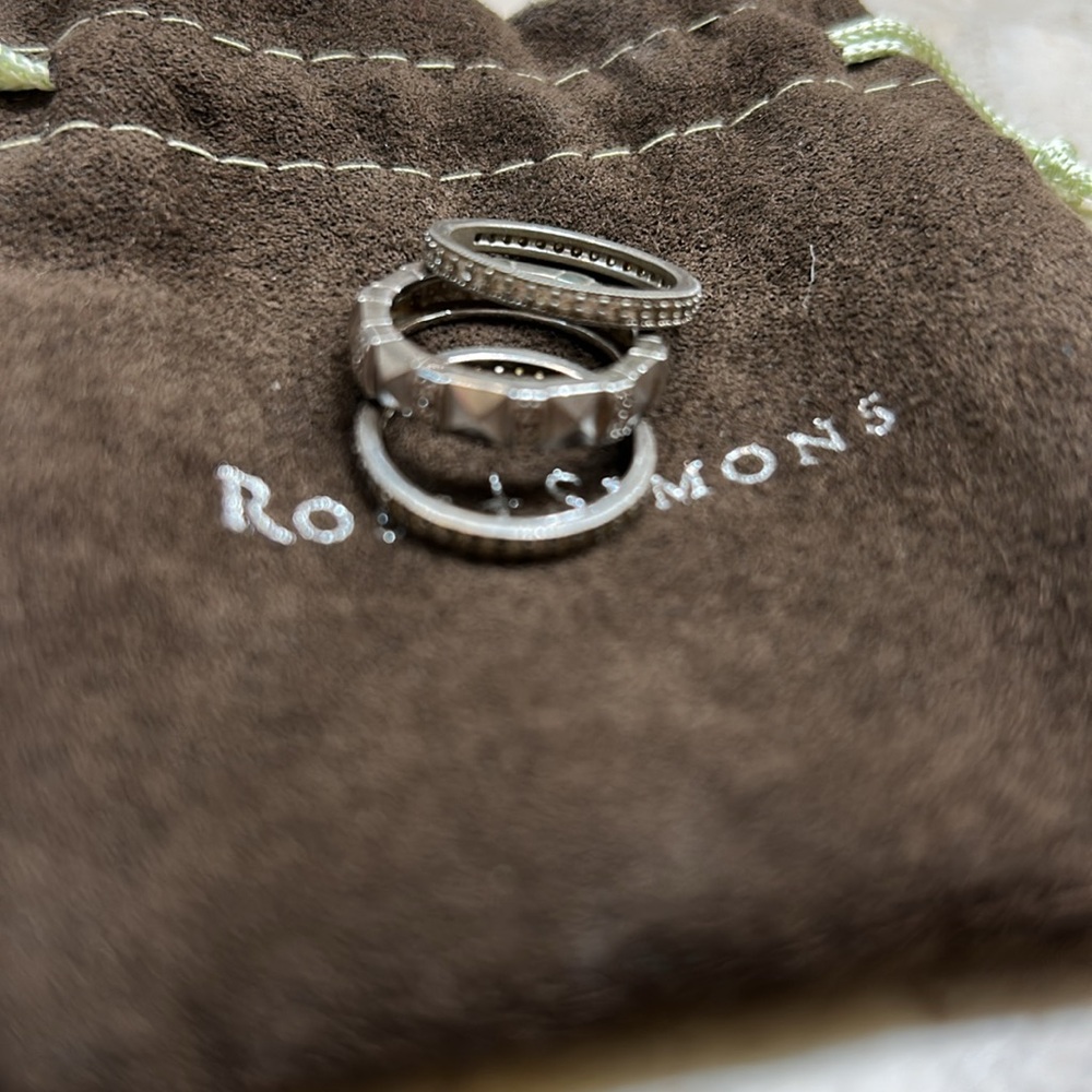 Ross Simmons Elegant Stackable Silver Women's Ring - image 5